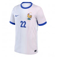 Camiseta Francia Theo Hernandez #22 Visitante Equipación Eurocopa 2024 manga corta